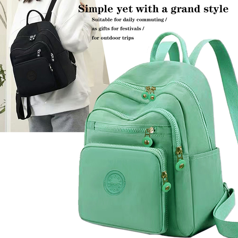Canvas Backpack Casual - Elegancki, stylowy, wielokolorowy plecak z regulowanymi