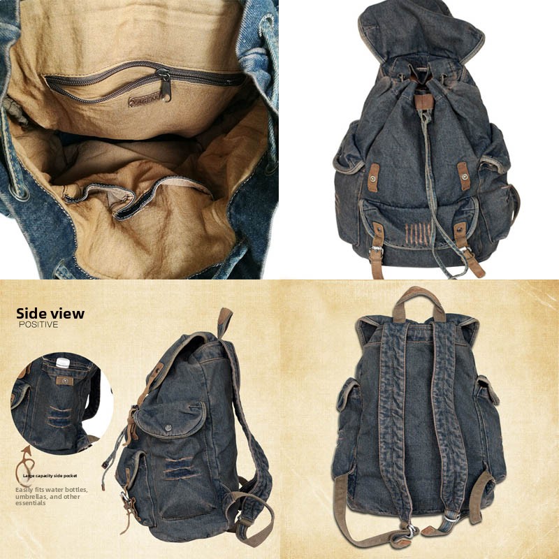 Retro torba na ramię z płótna  – Canvas Backpack Casual recenzja i cena