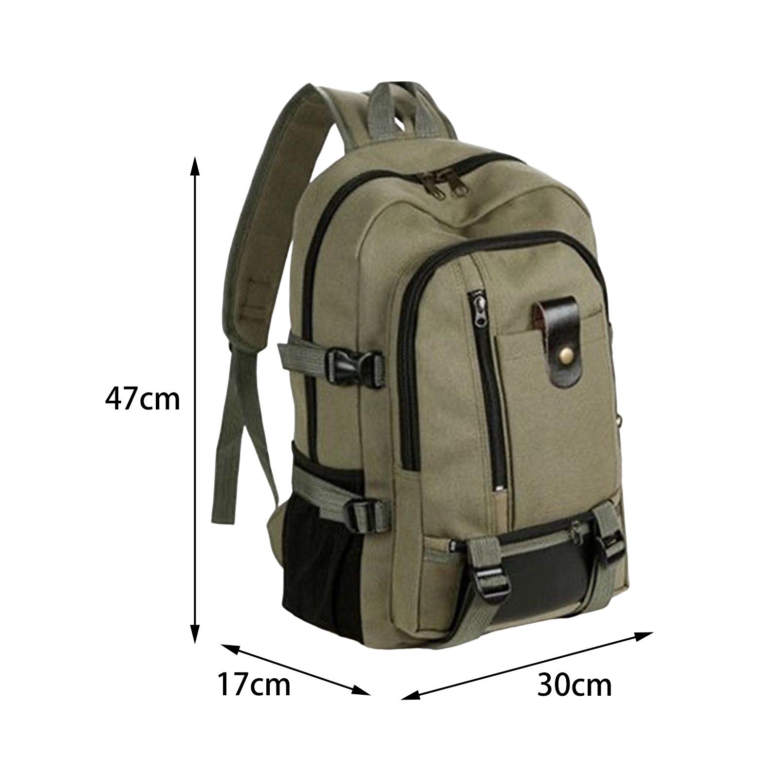 Duży plecak podróżny z płótna, – Canvas Backpack Casual recenzja i cena