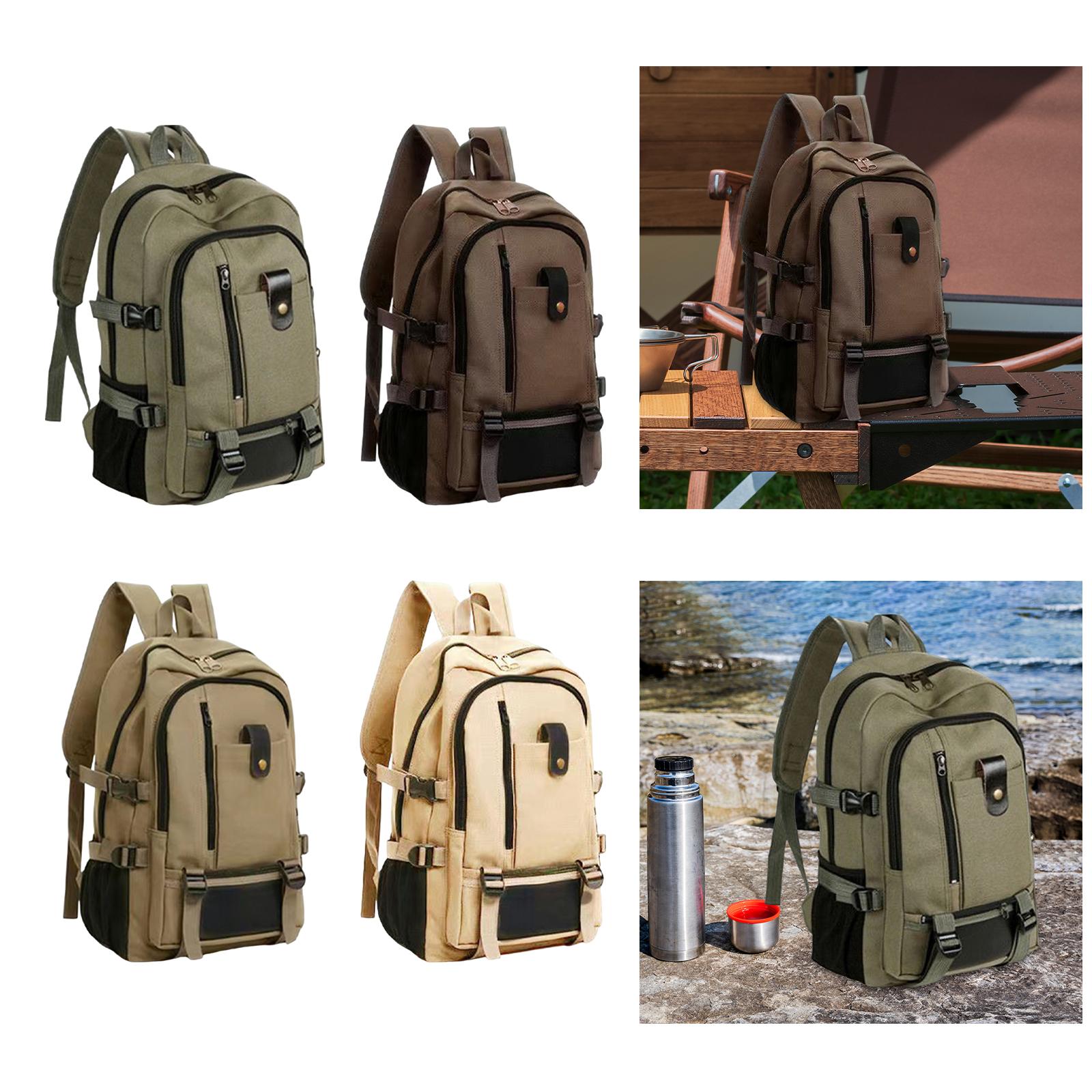 Duży plecak podróżny z płótna, – Canvas Backpack Casual recenzja i cena